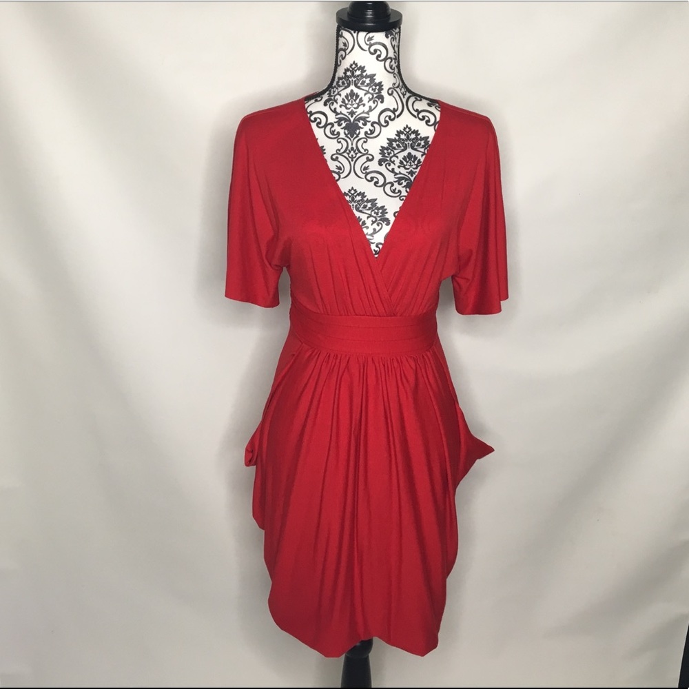 XOXO V-Neck Drape Tulip Dress💲2 for $10 SALE💲